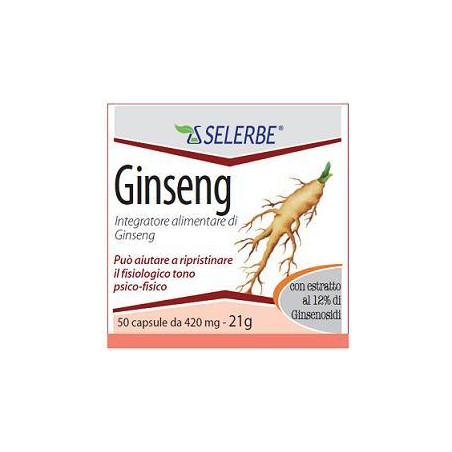 GINSENG ESTRATTO SECCO TITOLATO 50 CAPSULE