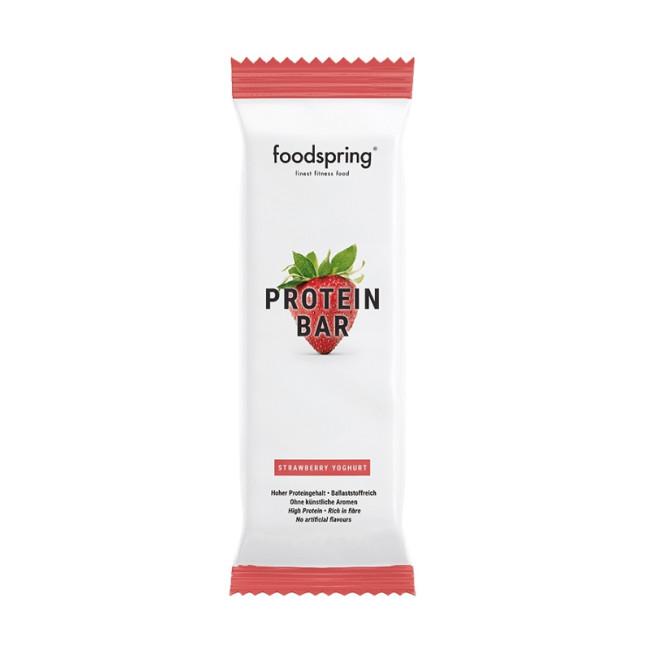 1 barretta proteica foodspring gusto yogurt alla fragola 1 barretta proteica foodspring gusto yogurt alla fragola