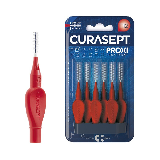 CURASEPT PROXI T12 ROSSO/RED 6 PEZZI CURASEPT PROXI T12 ROSSO/RED 6 PEZZI