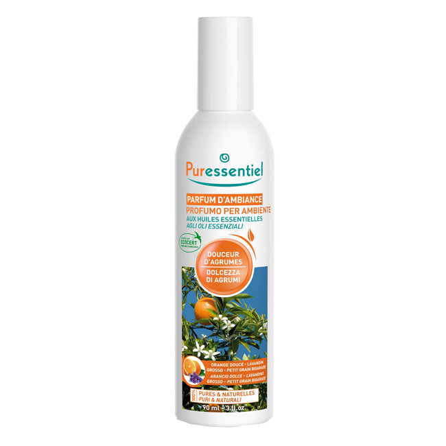 PURESSENTIEL PROFUMO AMBIENTE DOLCEZZA AGRUMI ECOCERT 90 ML PURESSENTIEL PROFUMO AMBIENTE DOLCEZZA AGRUMI ECOCERT 90 ML