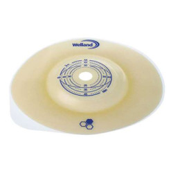 PLACCA PER COLOSTOMIA CONVESSA AURUM2 DIAMETRO 25 MM FLANGIA 55 MM 5 PEZZI