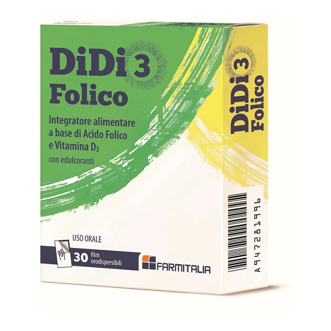 DIDI3 FOLICO 30 FILM ORODISPERSIBILI DIDI3 FOLICO 30 FILM ORODISPERSIBILI