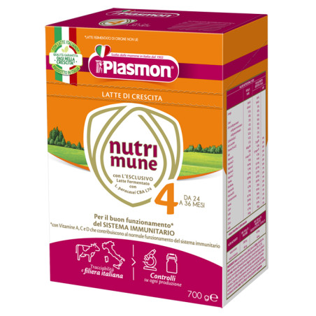 PLASMON NUTRI-MUNE LATTE STAGE 4 POLVERE 700 G PLASMON NUTRI-MUNE LATTE STAGE 4 POLVERE 700 G