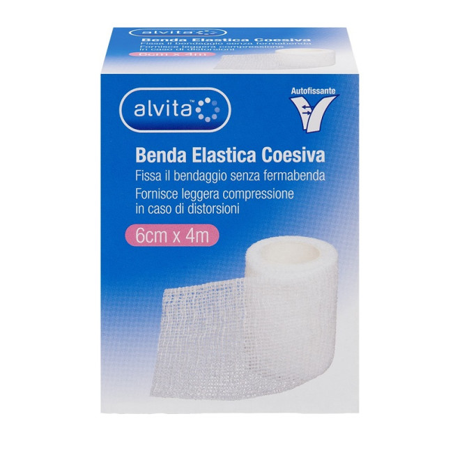 BENDA ELASTICA COESIVA ALVITA 6X4 BENDA ELASTICA COESIVA ALVITA 6X4