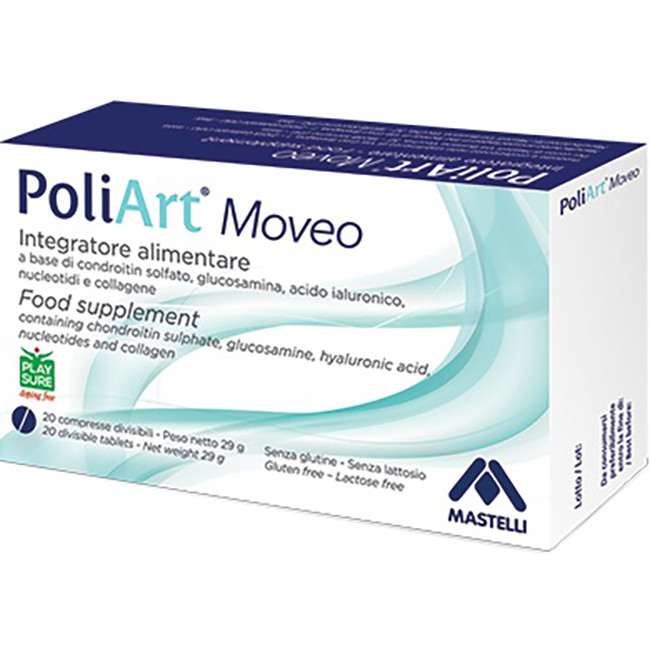 POLIART MOVEO 20 COMPRESSE DIVISIBILI NON RIVESTITE POLIART MOVEO 20 COMPRESSE DIVISIBILI NON RIVESTITE