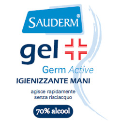 SAUDERM GEL GERM ACTIVE IGIENIZZANTE MANI 70% ALCOOL 100 ML