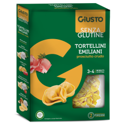 GIUSTO SENZA GLUTINE TORTELLINI PROSCIUTTO CRUDO 250 G
