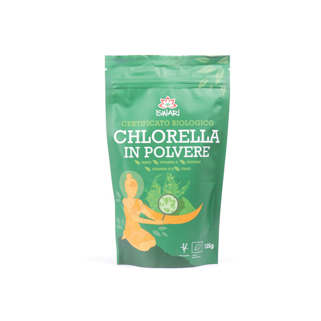 CHLORELLA POLVERE BIO 125 G ISWARI CHLORELLA POLVERE BIO 125 G ISWARI