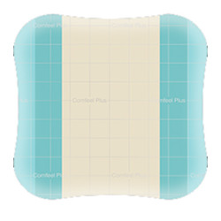 MEDICAZIONE SPECIALE ATTIVA CON IDROCOLLOIDE CON BORDI SMUSSATI COMFEEL PLUS 20X20 CM 5 PEZZI