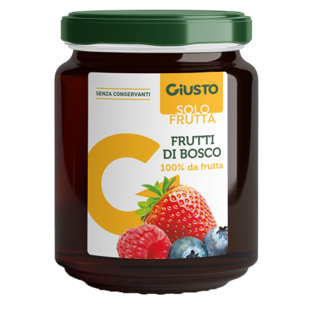 GIUSTO SOLO FRUTTA MARMELLATA FRUTTI ROSSI 284 G GIUSTO SOLO FRUTTA MARMELLATA FRUTTI ROSSI 284 G