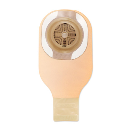 HOLLISTER MODERMA FLEX CERAPLUS SACCA APERTA CONVESSA MIDI PER ILEOSTOMIA CON FINESTRA RITAGLIATA 15-38 MM 30 PEZZI