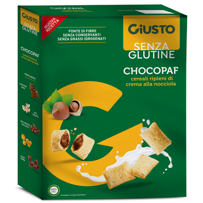 GIUSTO SENZA GLUTINE CHOCOPAF 300 G GIUSTO SENZA GLUTINE CHOCOPAF 300 G
