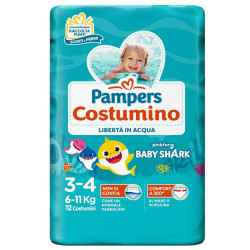 PAMPERS COSTUMINO MIDI 12 PEZZI
