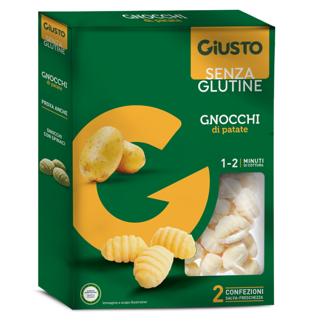 GIUSTO SENZA GLUTINE GNOCCHI 2X250 G GIUSTO SENZA GLUTINE GNOCCHI 2X250 G