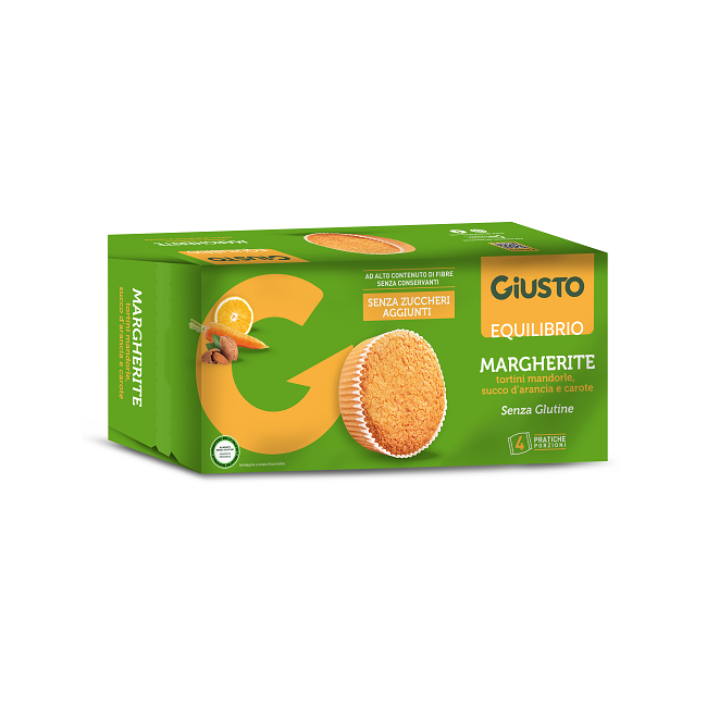 GIUSTO SENZA GLUTINE MARGHERITE EQUILIBRIO 180 G GIUSTO SENZA GLUTINE MARGHERITE EQUILIBRIO 180 G
