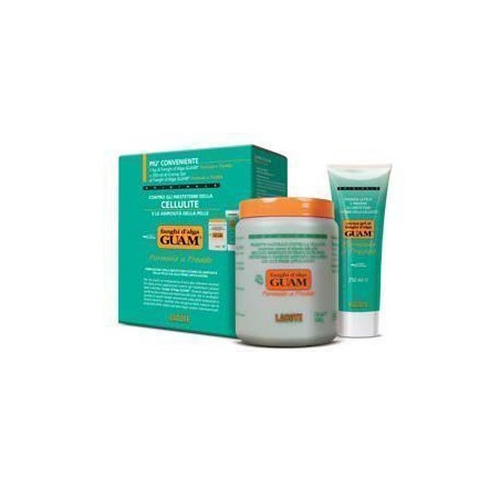 GUAM FANGHI D'ALGA CONFEZIONE CONVENIENZA FREDDA CON FANGHI D'ALGA GUAM 1 KG + CREMA GEL 250 ML FORMULA A FREDDO