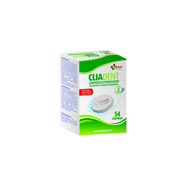 CLIADENT 54 COMPRESSE EFFERVESCENTI CLIADENT 54 COMPRESSE EFFERVESCENTI