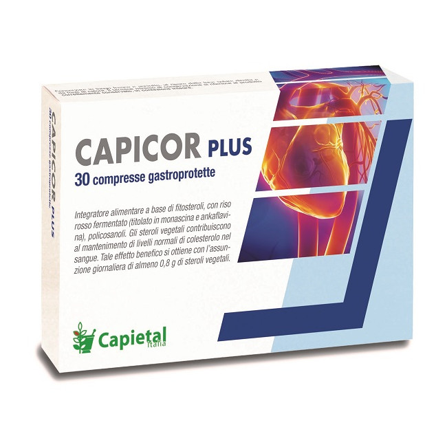 CAPICOR PLUS 30 COMPRESSE GASTROPROTETTE CAPICOR PLUS 30 COMPRESSE GASTROPROTETTE