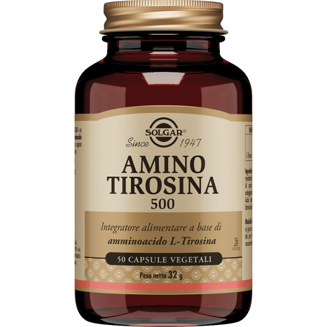 AMINO TIROSINA 500 50 CAPSULE VEGETALI AMINO TIROSINA 500 50 CAPSULE VEGETALI