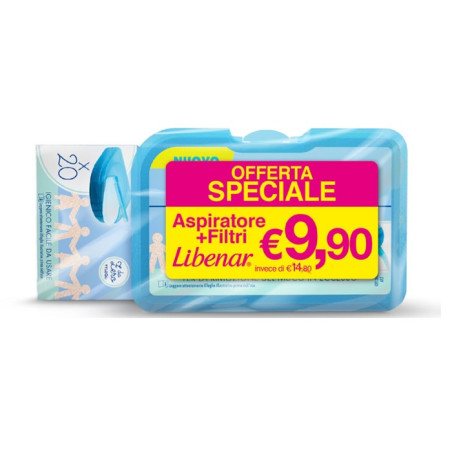 LIBENAR BIPACCO ASPIRATORE SOFT + 25 FILTRI LIBENAR BIPACCO ASPIRATORE SOFT + 25 FILTRI