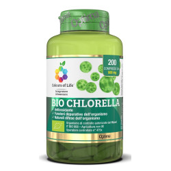 BIO CHLORELLA 200 COMPRESSE COLOURS OF LIFE
