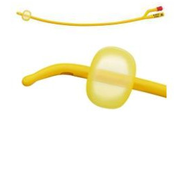 CATETERE FOLEY A MEDIA PERMANENZA RUSCH GOLD PLUS A 2 VIE IN SILKOLATEX LATTICE-SILICONE PER ADULTO CH20 LUNGHEZZA 40 CM PUNTA