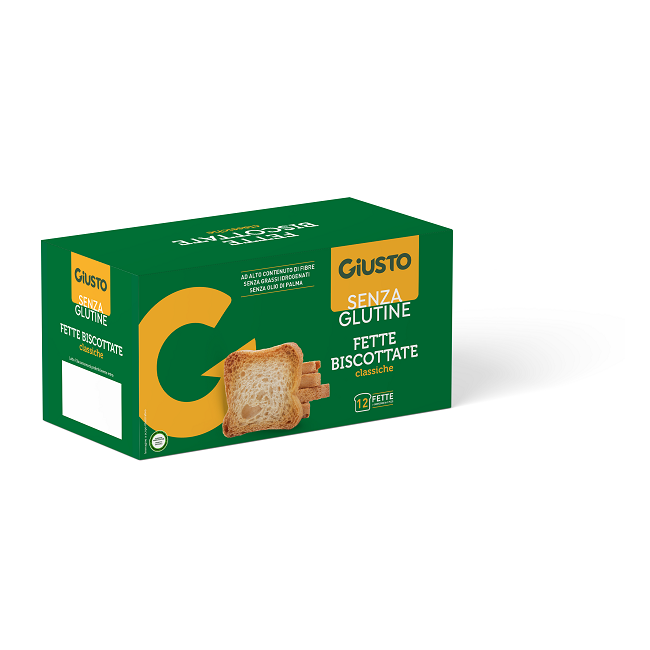 GIUSTO SENZA GLUTINE FETTE BISCOTTATE 150 G GIUSTO SENZA GLUTINE FETTE BISCOTTATE 150 G