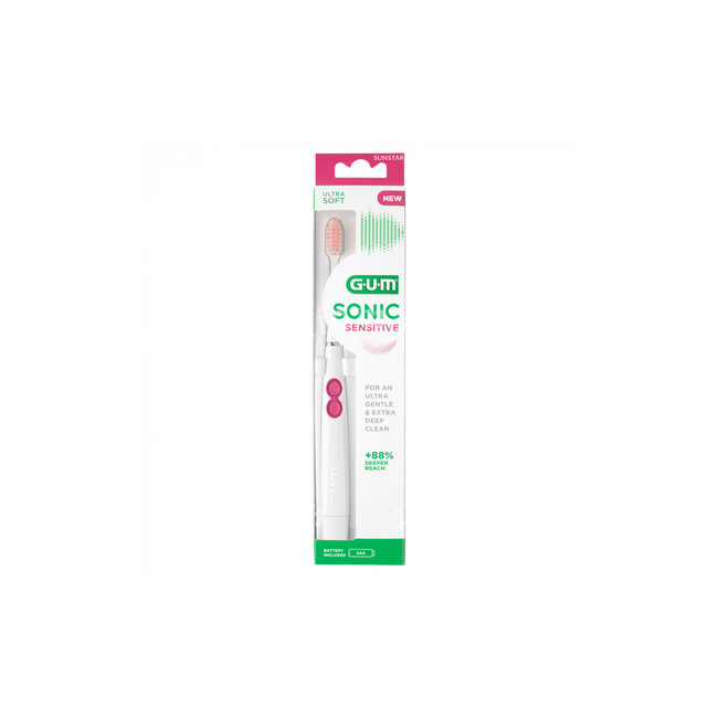 GUM SONIC SENSITIVE SPAZZOLINO BATTERIA ADULTO GUM SONIC SENSITIVE SPAZZOLINO BATTERIA ADULTO