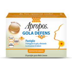 APROPOS GOLA DEFENS PRO 20 PASTIGLIE MIELE LIMONE