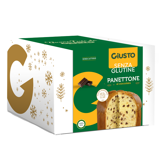 GIUSTO SENZA GLUTINE PANETTONE AL CIOCCOLATO 500 G GIUSTO SENZA GLUTINE PANETTONE AL CIOCCOLATO 500 G