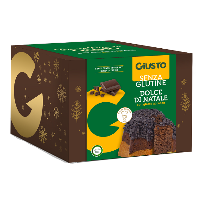 GIUSTO SENZA GLUTINE DOLCE DI NATALE PANDORO CIOCCOLATO 500 G GIUSTO SENZA GLUTINE DOLCE DI NATALE PANDORO CIOCCOLATO 500 G