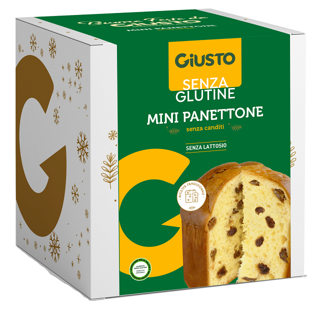 GIUSTO SENZA GLUTINE MINI PANETTONE CLASSICO 100 G GIUSTO SENZA GLUTINE MINI PANETTONE CLASSICO 100 G