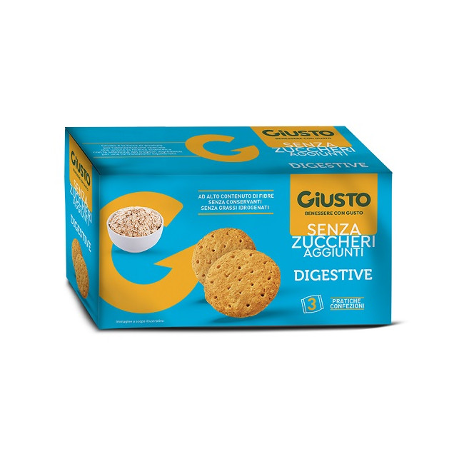 GIUSTO SENZA ZUCCHERO BISCOTTI DIGESTIVE 3 PEZZI DA 75 G GIUSTO SENZA ZUCCHERO BISCOTTI DIGESTIVE 3 PEZZI DA 75 G