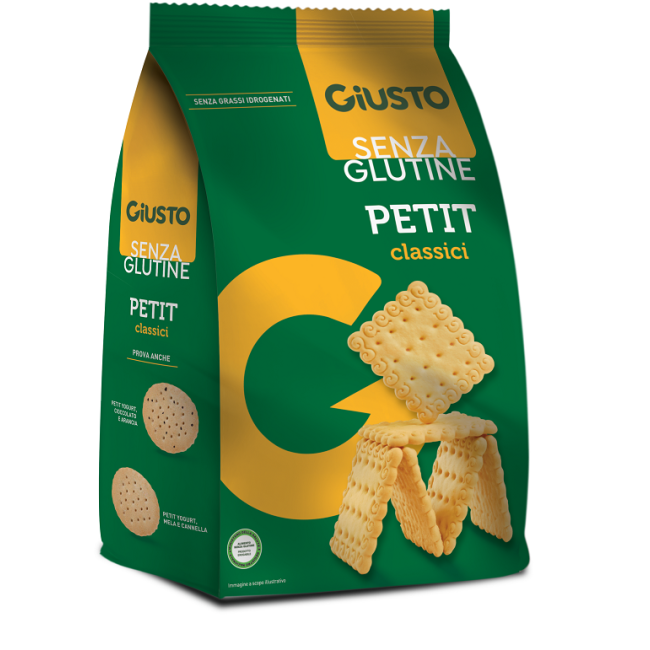 GIUSTO SENZA GLUTINE PETIT CLASSICI 250 G GIUSTO SENZA GLUTINE PETIT CLASSICI 250 G