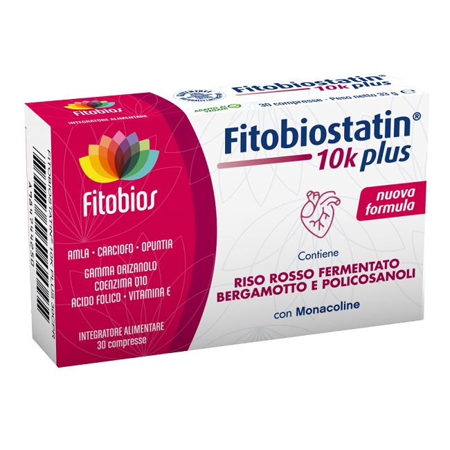 FITOBIOSTATIN 10K PLUS 30 COMPRESSE FITOBIOSTATIN 10K PLUS 30 COMPRESSE