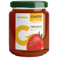 GIUSTO SOLO FRUTTA MARMELLATA FRAGOLE 284 G