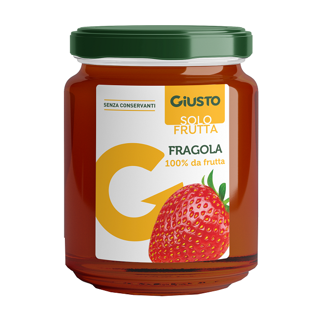 GIUSTO SOLO FRUTTA MARMELLATA FRAGOLE 284 G GIUSTO SOLO FRUTTA MARMELLATA FRAGOLE 284 G