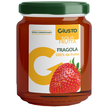 GIUSTO SOLO FRUTTA MARMELLATA FRAGOLE 284 G GIUSTO SOLO FRUTTA MARMELLATA FRAGOLE 284 G