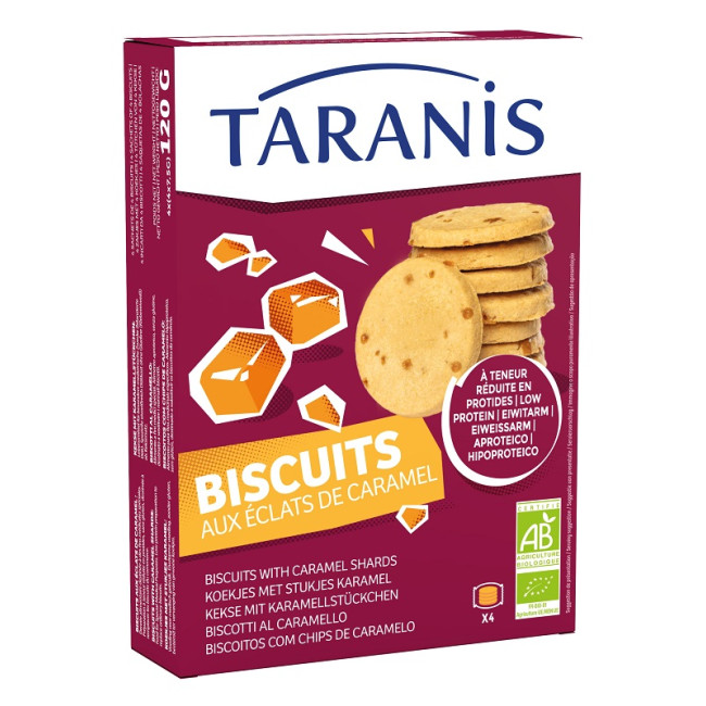 TARANIS BISCOTTI AL CARAMELLO 120 G TARANIS BISCOTTI AL CARAMELLO 120 G