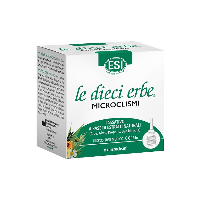 ESI LE DIECI ERBE MICROCLISMI 6 PEZZI ESI LE DIECI ERBE MICROCLISMI 6 PEZZI