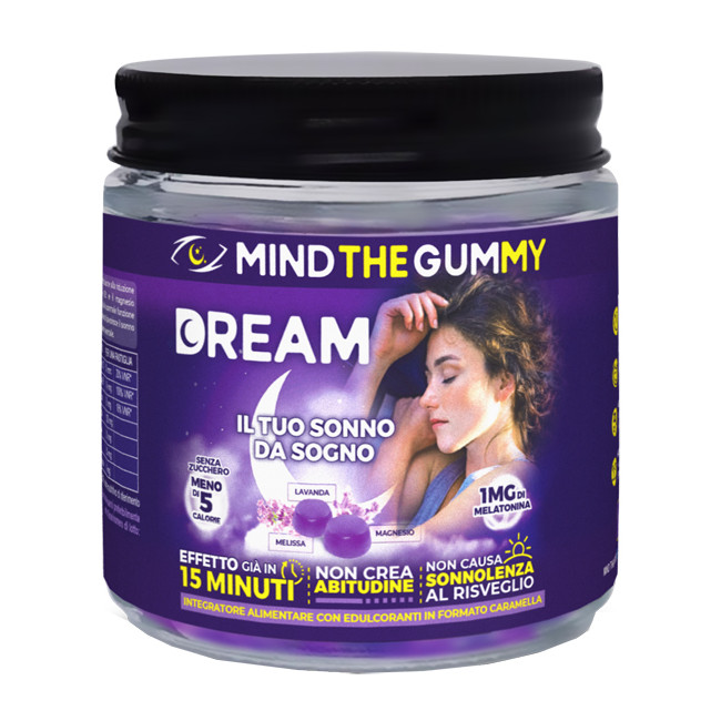 MIND THE GUMMY DREAM 60 PASTIGLIE GOMMOSE GUSTO MIRTILLO SENZA ZUCCHERO MIND THE GUMMY DREAM 60 PASTIGLIE GOMMOSE GUSTO MIRTILLO SENZA ZUCCHERO