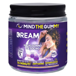 MIND THE GUMMY DREAM 30 PASTIGLIE GOMMOSE GUSTO MIRTILLO SENZA ZUCCHERO