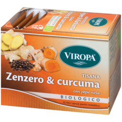 VIROPA TISANA ZENZERO&CURCUMA BIO 15 FILTRI