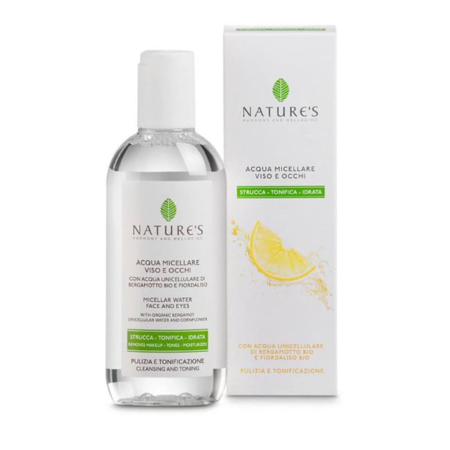 ACQUE UNICELLULARI ACQUA MICELLARE VISO OCCHI 200 ML NATURE'S ACQUE UNICELLULARI ACQUA MICELLARE VISO OCCHI 200 ML NATURE'S