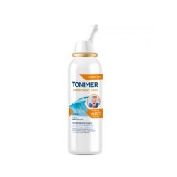 Flacone da 100 Ml di Tonimer MD hypertonic baby spray nasale ipertonico per bambini.