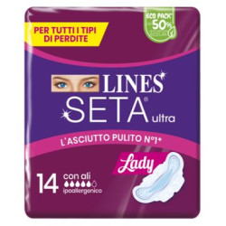 LINES SETA ULTRA ASSORBENTI LADY ALI CP 14 PEZZI