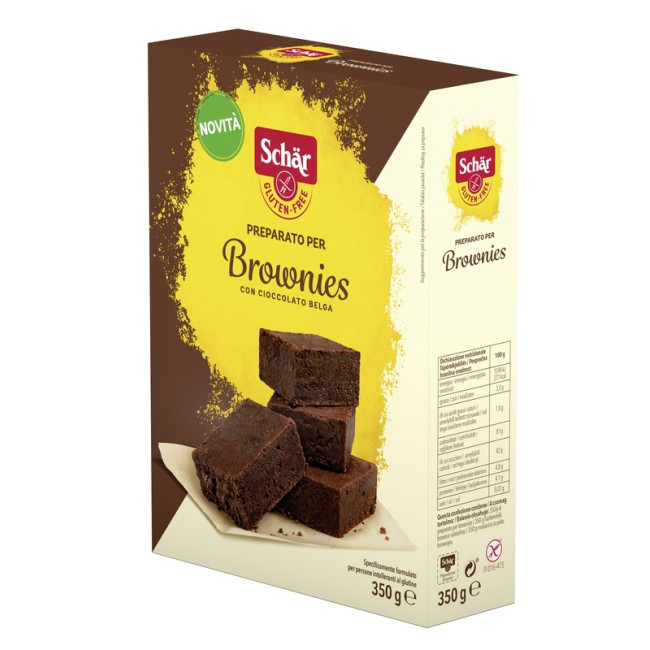 SCHAR PREPARATO PER BROWNIES CON CIOCCOLATO BELGA 350 G SCHAR PREPARATO PER BROWNIES CON CIOCCOLATO BELGA 350 G