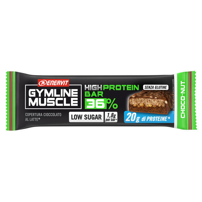 GYMLINE PROTEIN BAR 36 CHOCO NUT LS 55 G GYMLINE PROTEIN BAR 36 CHOCO NUT LS 55 G