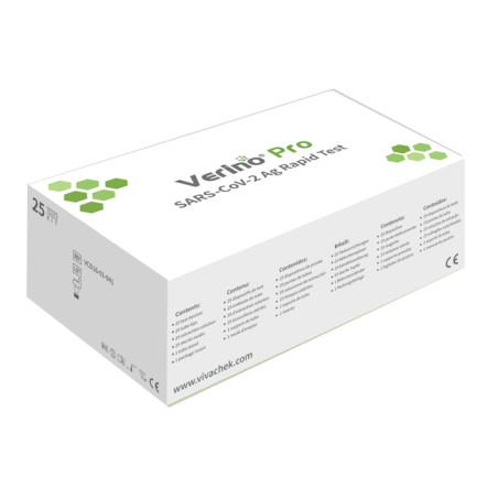 TEST ANTIGENICO RAPIDO COVID-19 VERINO PRO DETERMINAZIONE QUALITATIVA ANTIGENI SARS-COV-2 IN TAMPONI NASALI/NASOFARINGEI/OROFARI