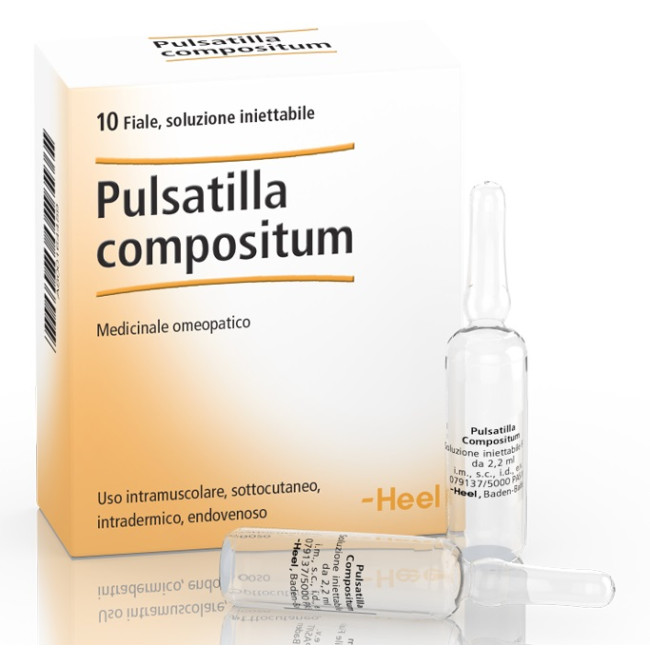 HEEL PULSATILLA COMPOSITUM 10 FIALE DA 2,2 ML L'UNA HEEL PULSATILLA COMPOSITUM 10 FIALE DA 2,2 ML L'UNA